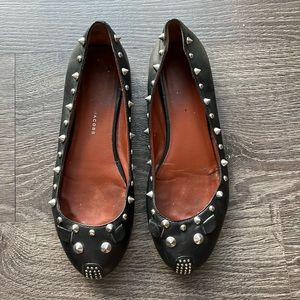 Marc Jacobs studded mouse flats, 37.5